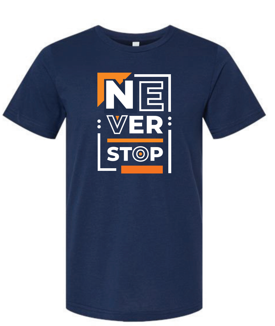 Never, Never Stop Vintage Tee